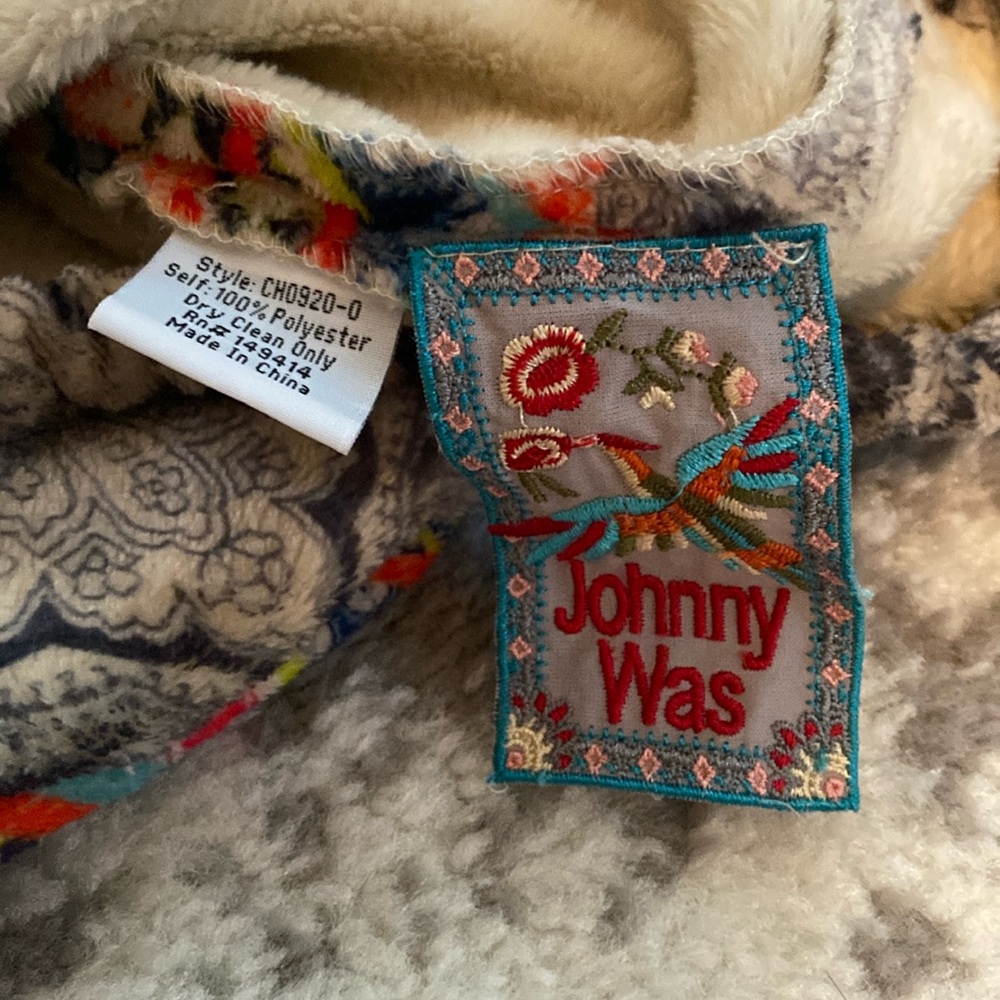 Johnny Was Furry Bag